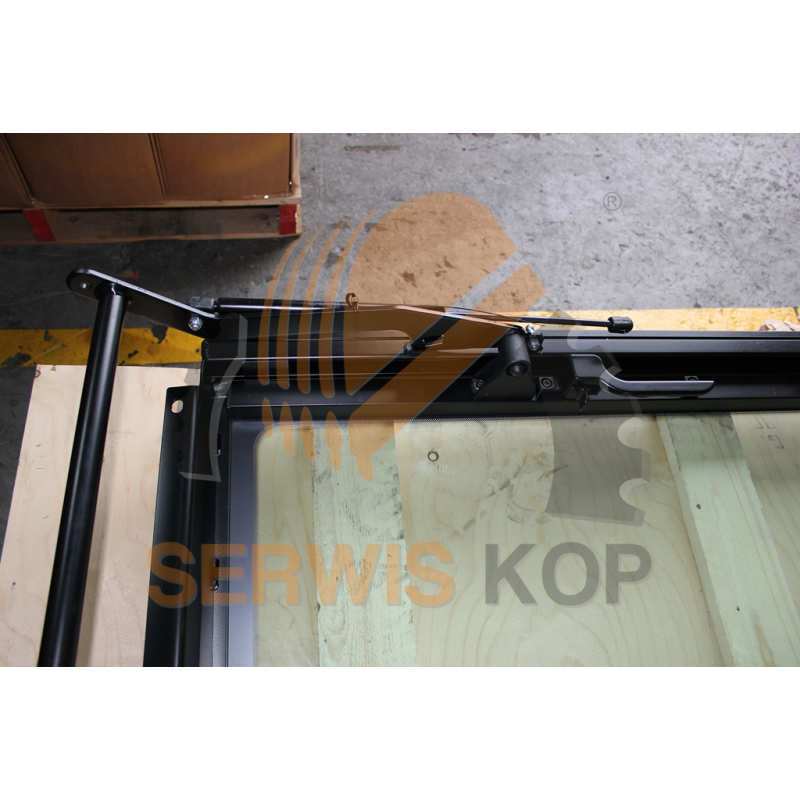 Window with rear glass - P21 cabin suitable for JCB 3CX 4CX