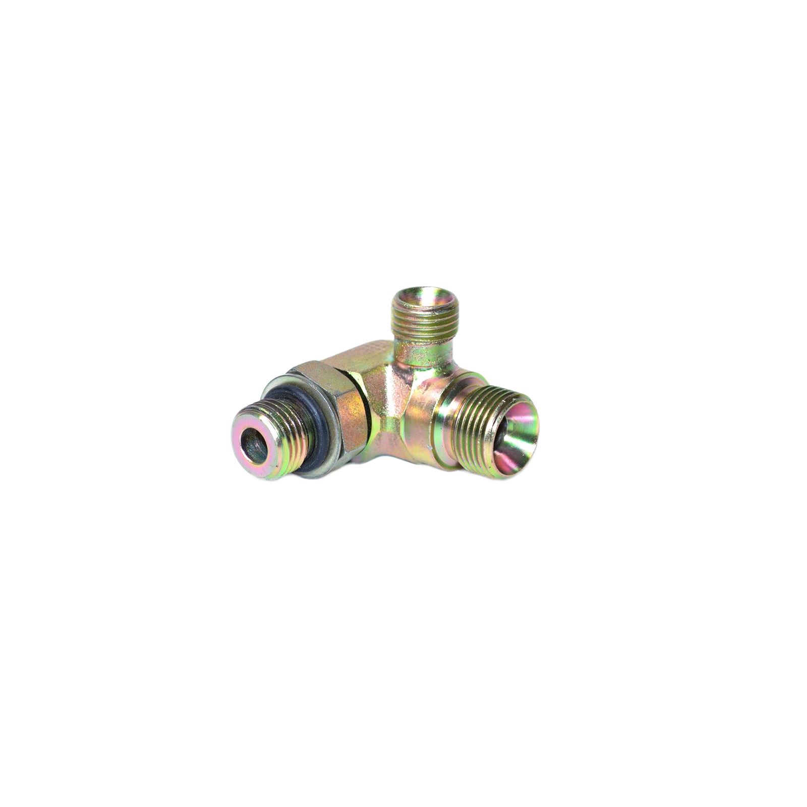 Adapter (trójnik) 9/16 UNF-3/8 BSP JCB 3CX 4CX