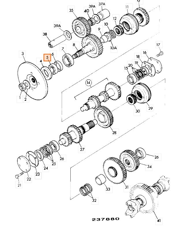 Подшипник коробки передач Koyo JCB 3CX 4CX
