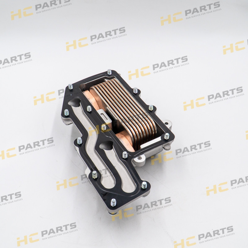 Engine oil cooler with a housing PERKINS RE - 3CX 4CX ORIGINAL