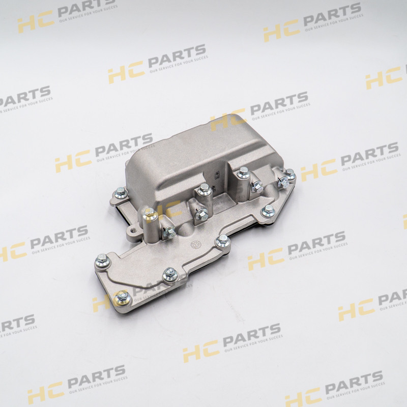 Engine oil cooler with a housing PERKINS RE - 3CX 4CX ORIGINAL