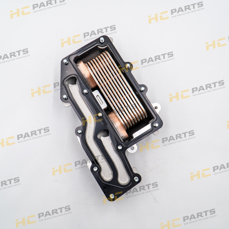 Engine oil cooler with a housing PERKINS RE - 3CX 4CX ORIGINAL