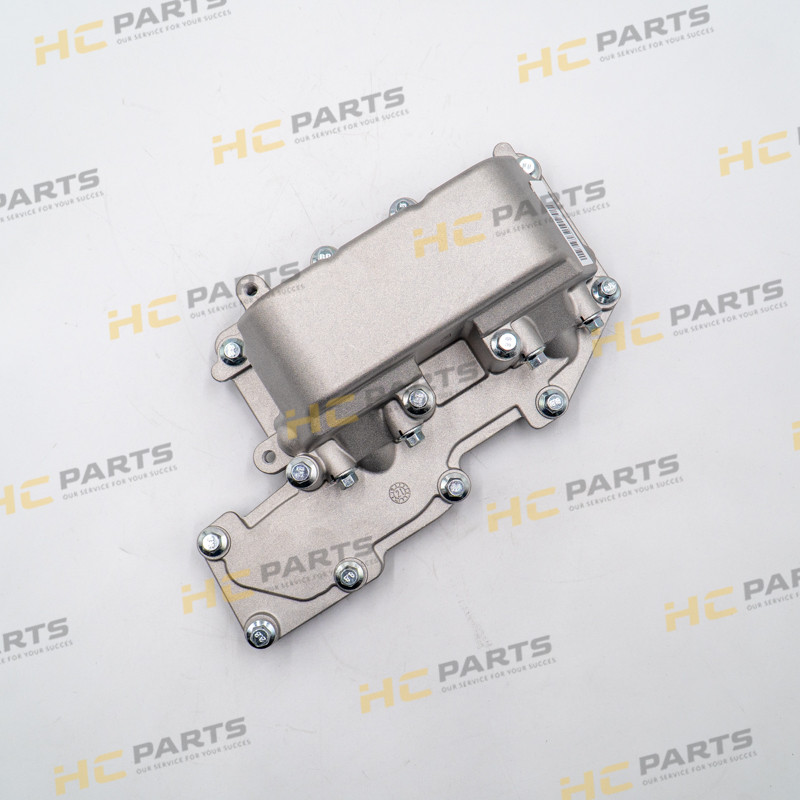 Engine oil cooler with a housing PERKINS RE - 3CX 4CX ORIGINAL