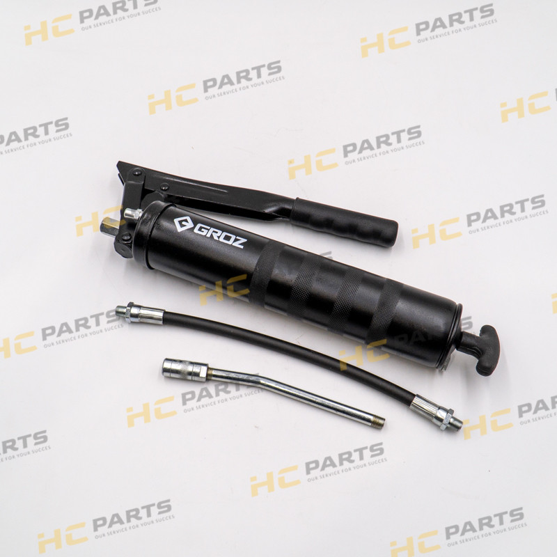 JCB Manual grease gun + flexible hose - GROZ