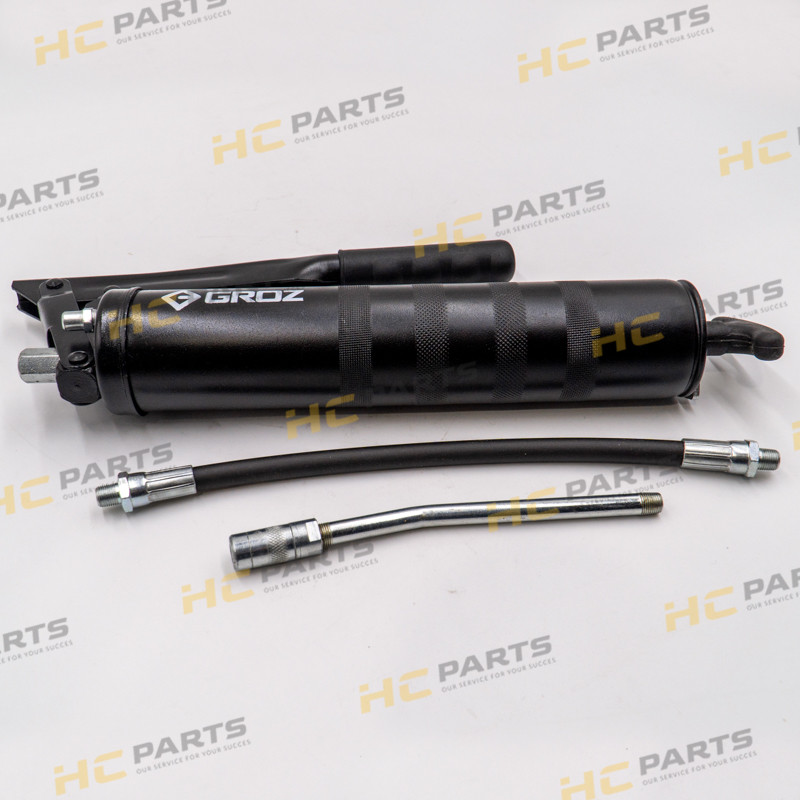 JCB Manual grease gun + flexible hose - GROZ