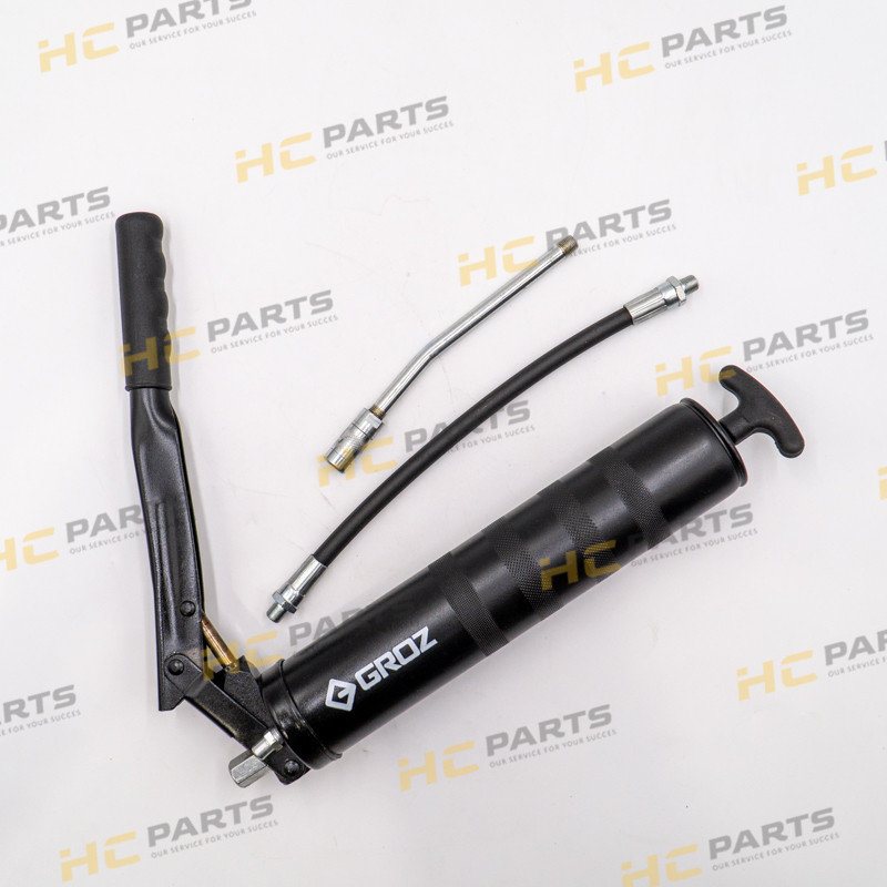 JCB Manual grease gun + flexible hose - GROZ