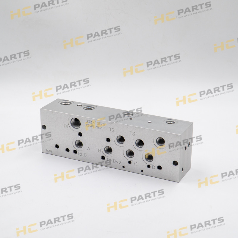 JCB Valve pilot supply manifold (block) - 3CX 4CX
