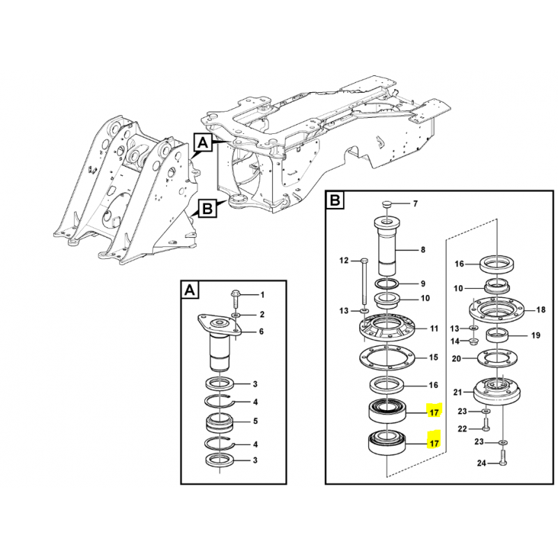 Подшипник OEM NSK погрузчик VOLVO L180