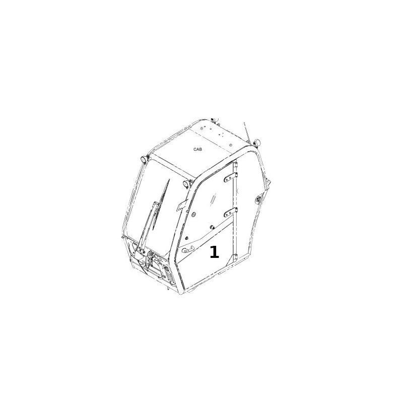 СТЕКЛО ДВЕРИ НИЖНЯЯ ШЕЛКОГРАФИЯ CAT ТЕЛЕСКОПИЧЕСКИЙ ПОГРУЗЧИК TH337 TH406 3153748