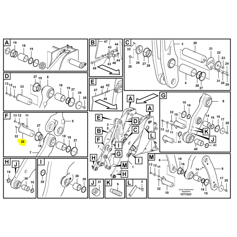 ШТИФТ КОВША VOLVO ПОГРУЗЧИК