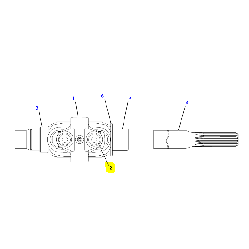 ПОЛУОСИ CAT 428C 428D1 432D