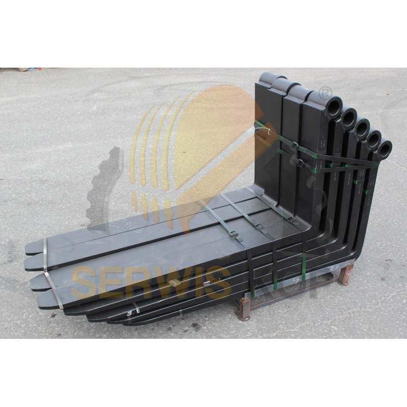 Pallet forks suitable for JCB telehandlers / 100x45x1067