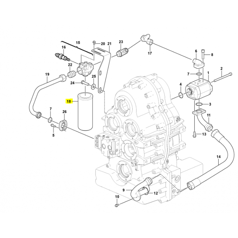 ГИДРАВЛИЧЕСКИЙ ФИЛЬТР VOLVO CVA