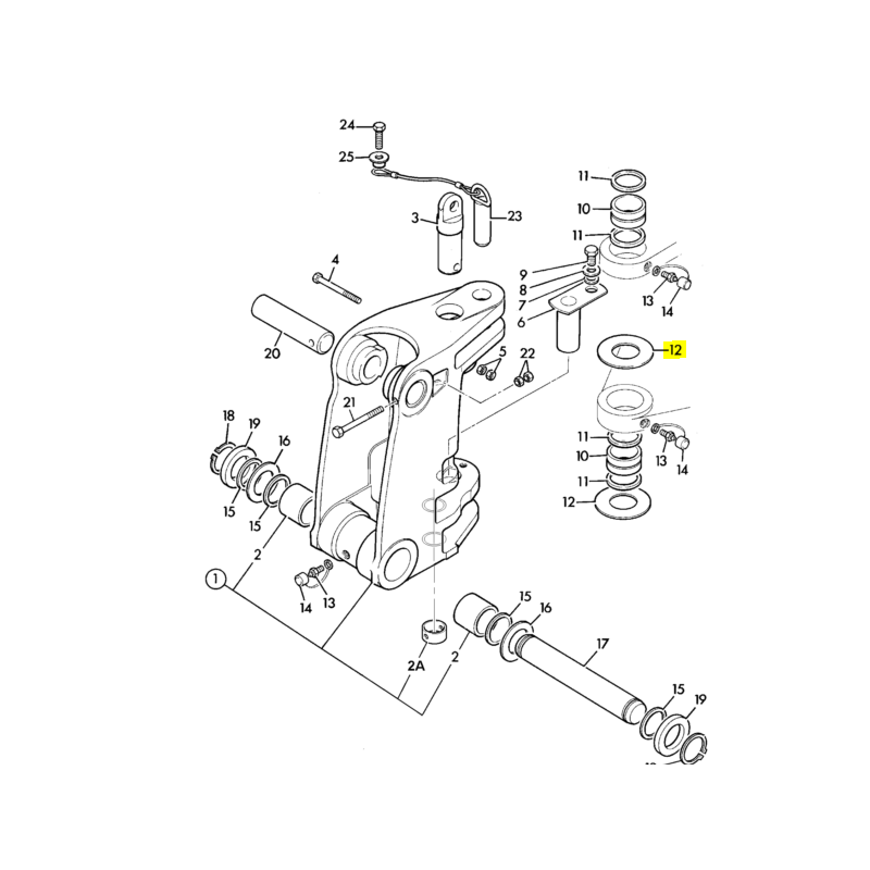 ШАЙБА ЗАДНЕЙ БАБКИ JCB ЭКСКАВАТОР-ПОГРУЗЧИК 3CX 4CX
