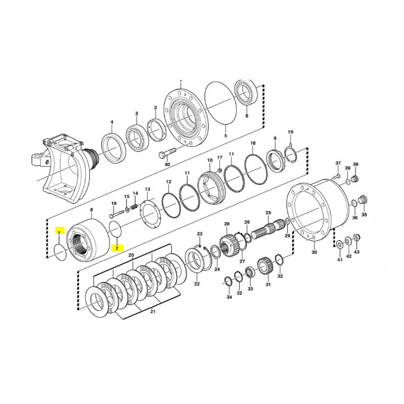 УПЛОТНЕНИЕ ВЕНКА VOLVO ЭКСКАВАТОР И ПОГРУЗЧИК