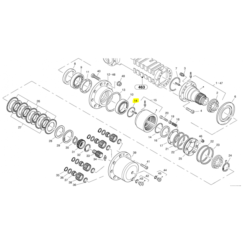 УПЛОТНЕНИЕ ВЕНКА CVA ПОГРУЗЧИК ЭКСКАВАТОР VOLVO