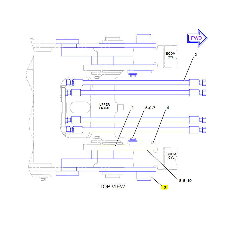 Штифт 100X275 привода стрелы CAT гусеничный экскаватор