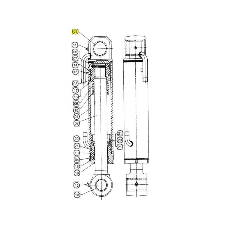 ВТУЛКА ПРИВОДА DIPPER JCB ЭКСКАВАТОР-ПОГРУЗЧИК
