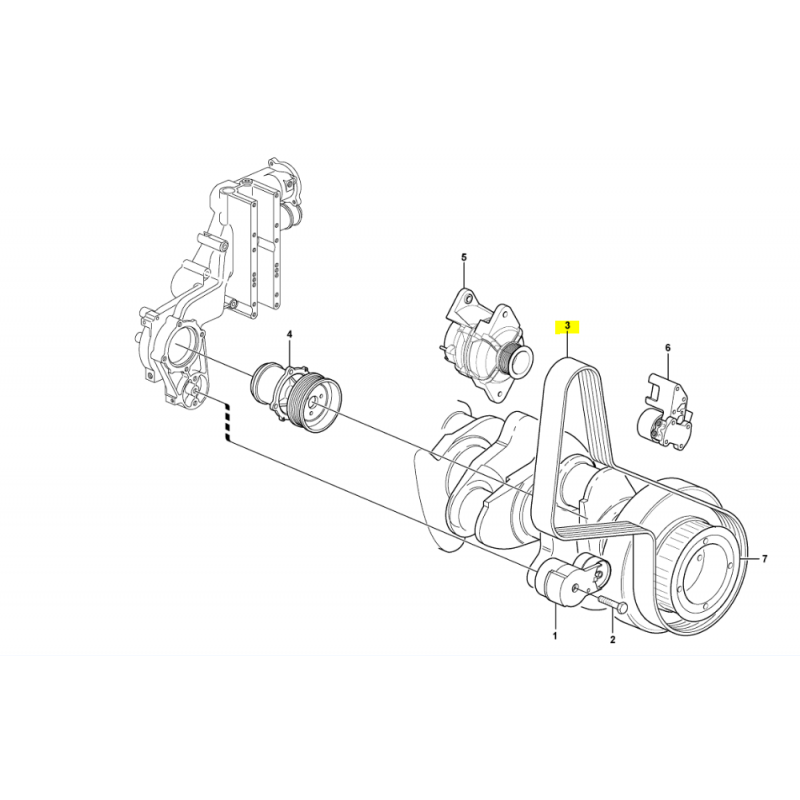 КЛИНОВОЙ РЕМЕНЬ VOLVO ГУСЕНИЧНЫЙ ЭКСКАВАТОР И КОЛЕСНЫЙ ПОГРУЗЧИК CVA
