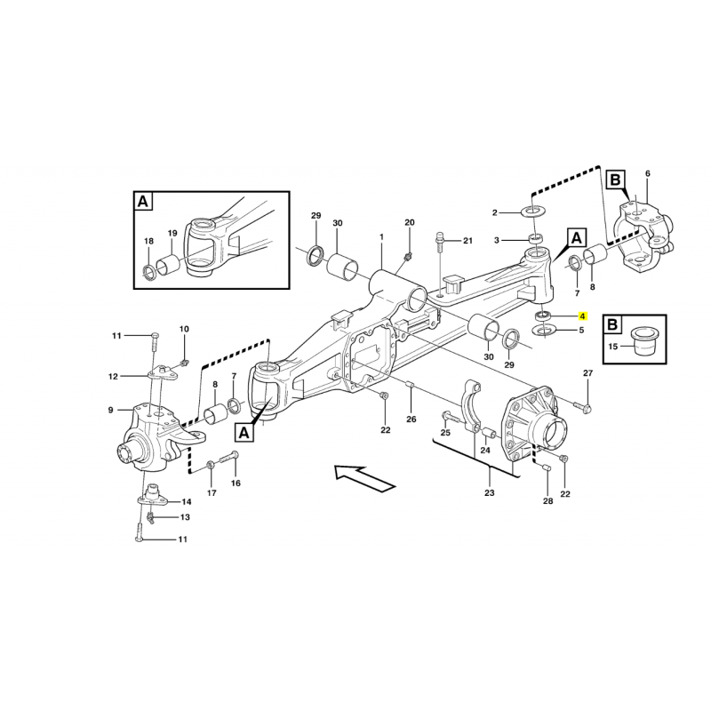 ПОДШИПНИК КРОССОВЕРА VOLVO ЭКСКАВАТОР-ПОГРУЗЧИК CVA