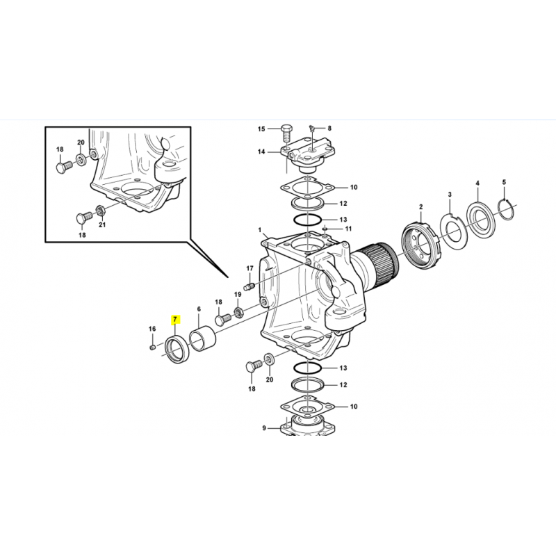 УПЛОТНЕНИЕ КРОССОВЕРА CVA ЭКСКАВАТОР VOLVO