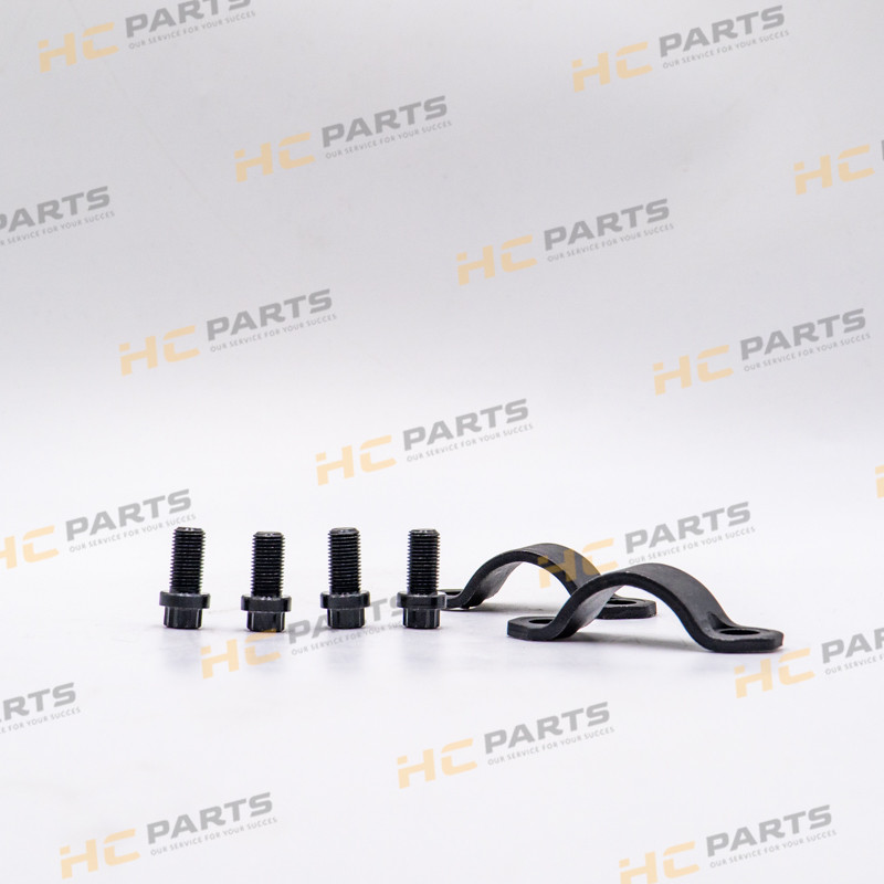 JCB Set of clamps and bolts - Cross mount on the propeller shaft