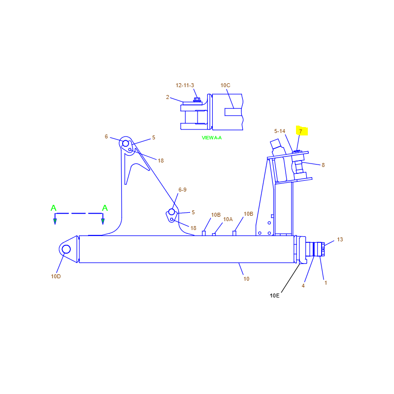 Бульдозер CAT PIN