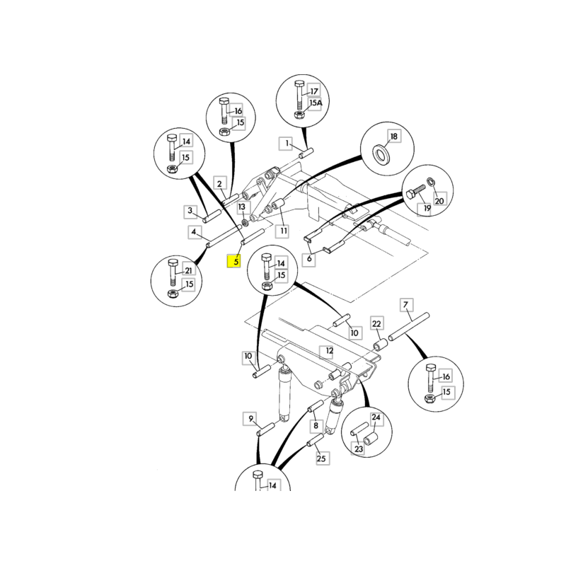 ШТИФТ СТРЕЛЫ JCB ТЕЛЕСКОПИЧЕСКИЙ ПОГРУЗЧИК