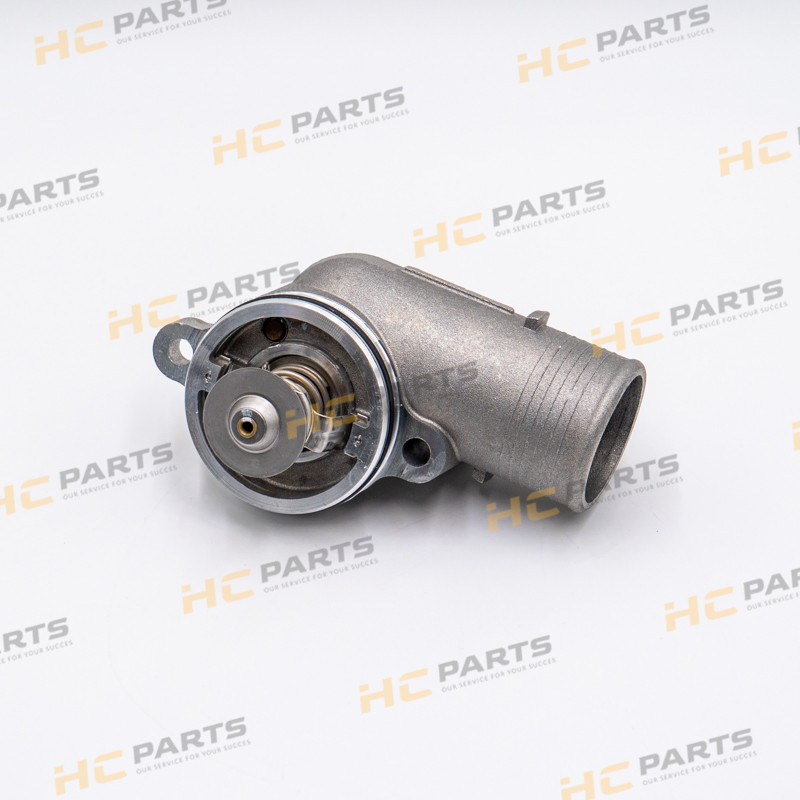JCB Thermostat with housing engine RJ, RE, RG - 3CX 4CX PERKINS