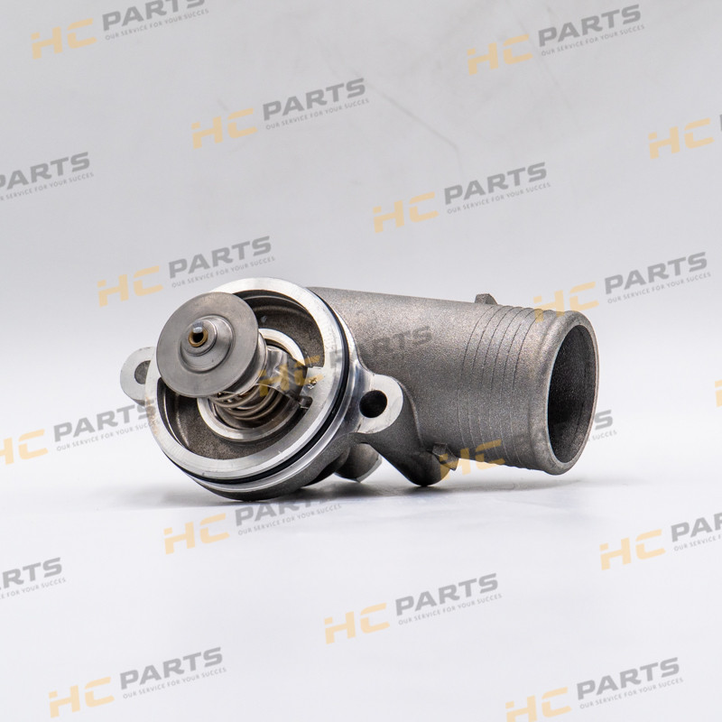 JCB Thermostat with housing engine RJ, RE, RG - 3CX 4CX PERKINS