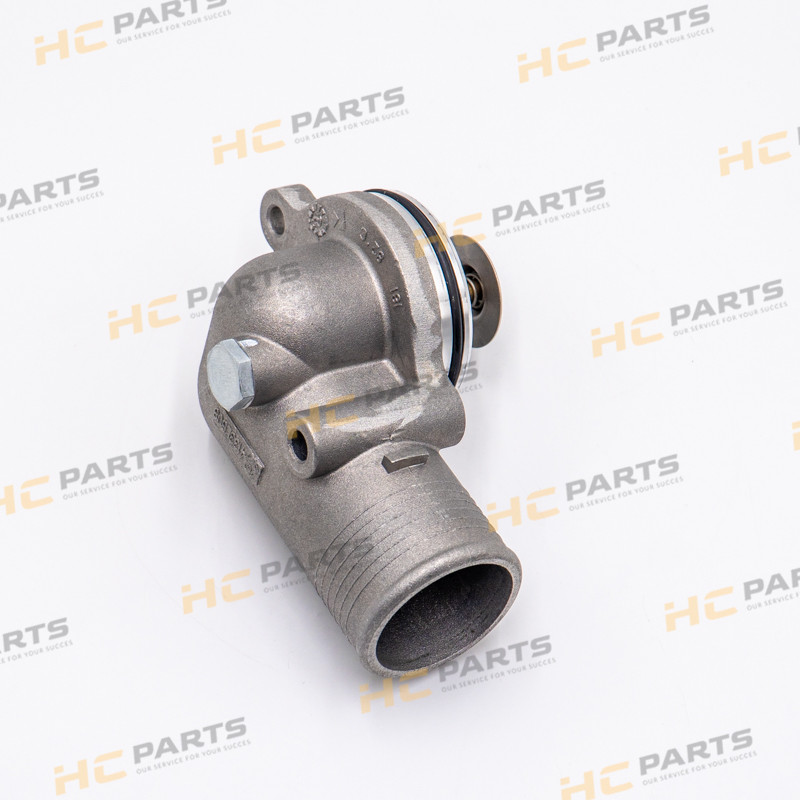 JCB Thermostat with housing engine RJ, RE, RG - 3CX 4CX PERKINS