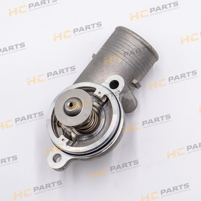 JCB Thermostat with housing engine RJ, RE, RG - 3CX 4CX PERKINS