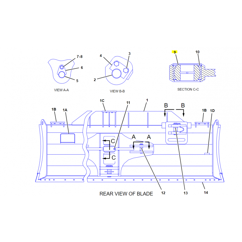 ПОДШИПНИК ПРИВОДА НАКЛОНА ПЛУГА CAT БУЛЬДОЗЕР