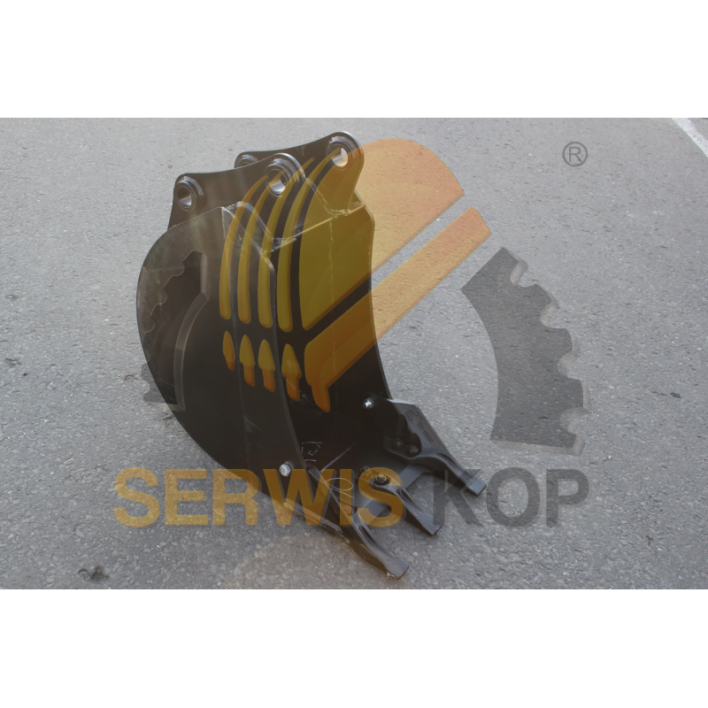 Bucket 40 cm suitable for TEREX 760, 820, 860, 970 HB400 - NEXGEN