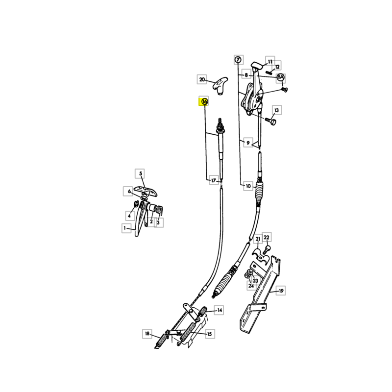 КАБЕЛЬ ПОЖАРОТУШЕНИЯ ДВИГАТЕЛЯ JCB ЭКСКАВАТОР-ПОГРУЗЧИК