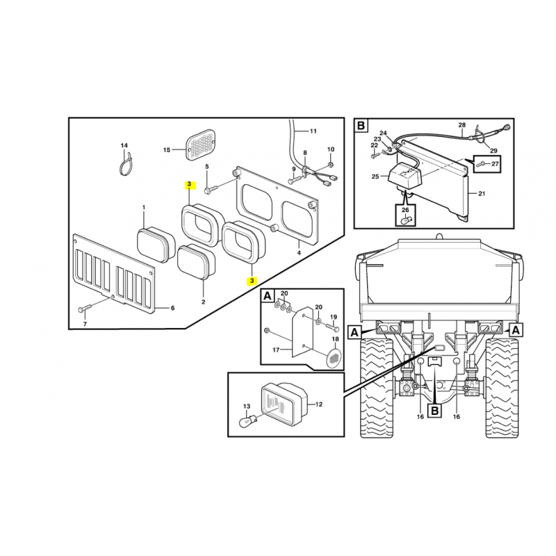 ПРОКЛАДКА ЛАМПЫ OEM VOLVO САМОСВАЛ