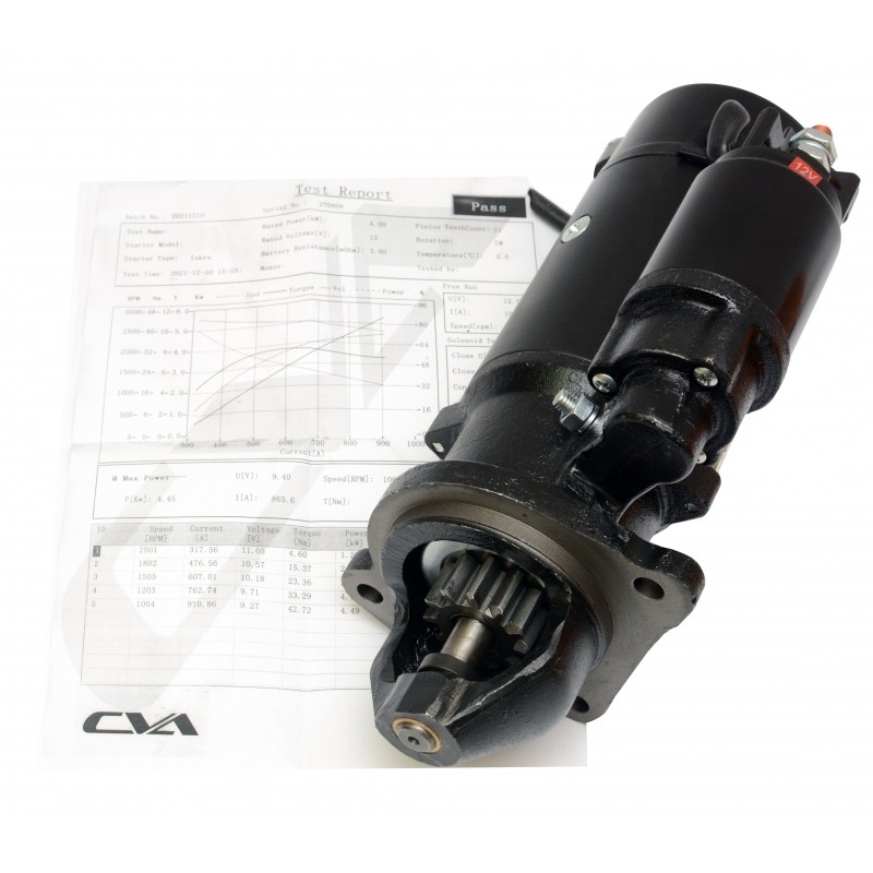 СТАРТЕР 12V CVA С ДИАГРАММОЙ JCB DIESELMAX