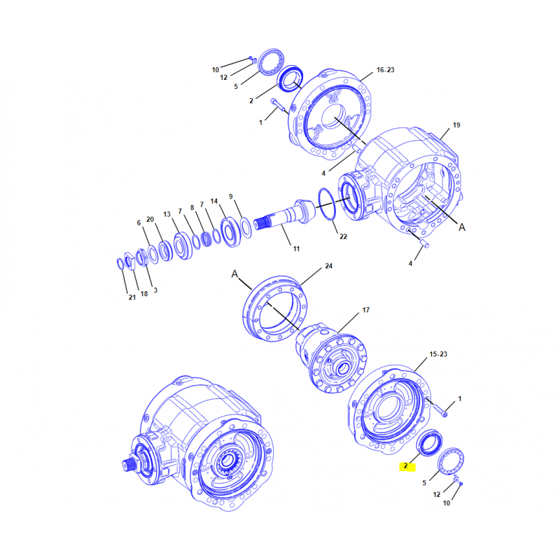 ПОДШИПНИК OEM CAT ЭКСКАВАТОР-ПОГРУЗЧИК