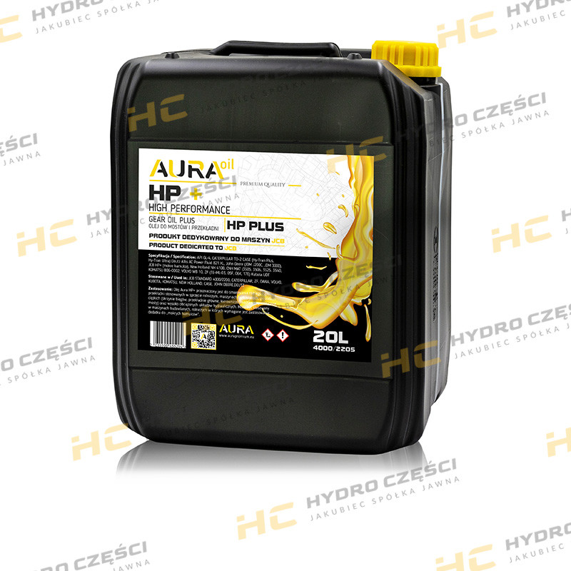 Aura HP plus трансмиссионное масло 20 л - для мостов и влажных тормозов (замена JCB 4000/2205)