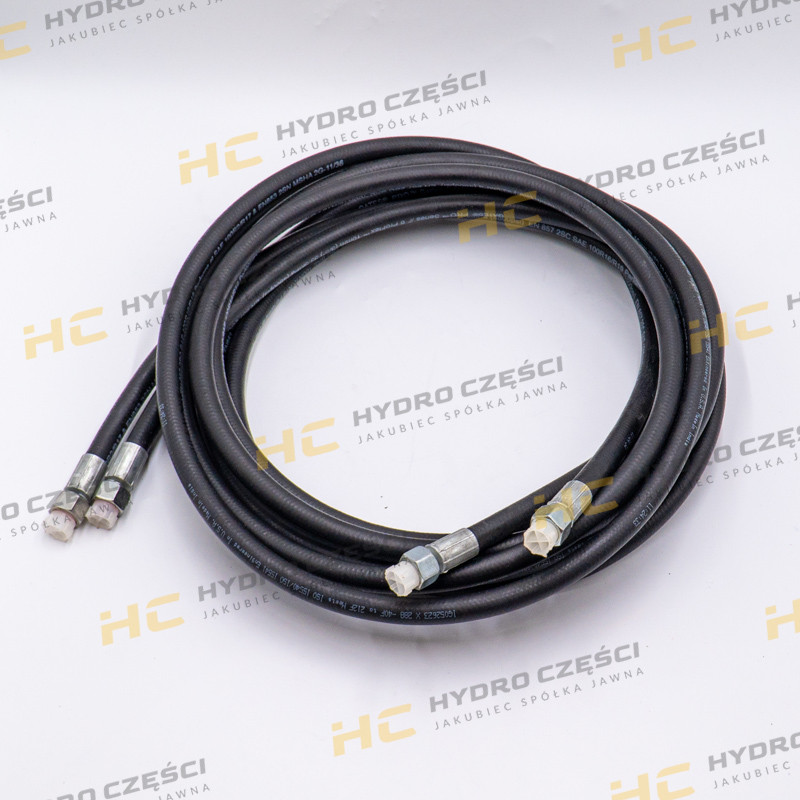 JCB BOOM hydraulic hose (separated) 3/8" BSP 4300mm - OEM