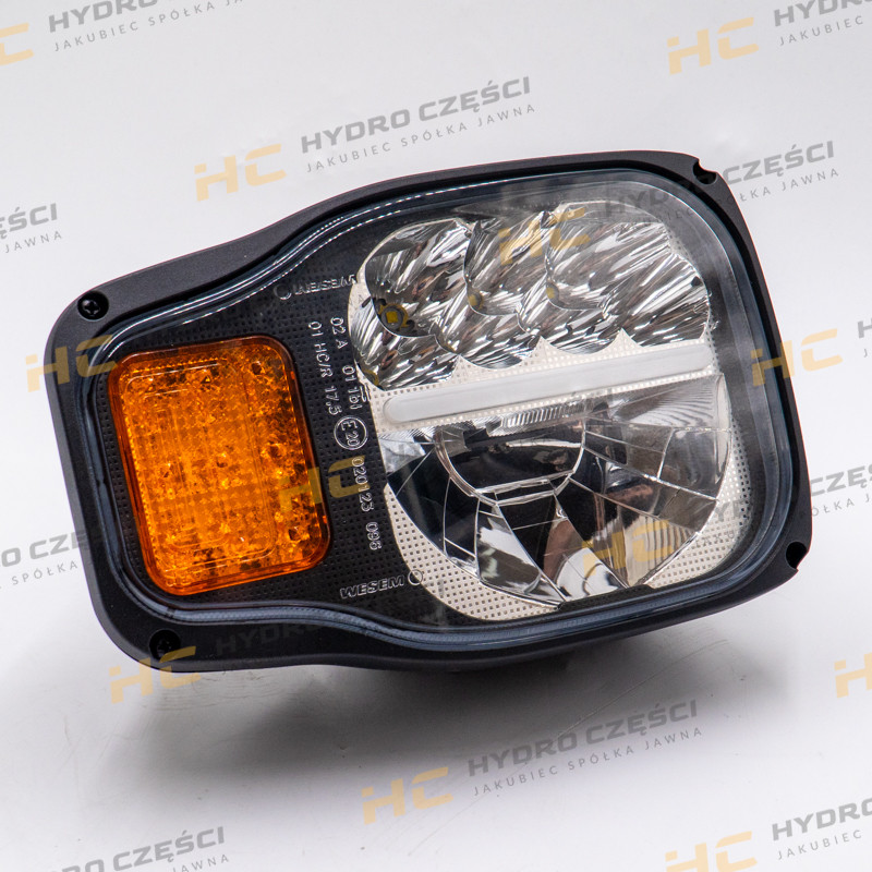 JCB Front LED lamp R/H - WESEM