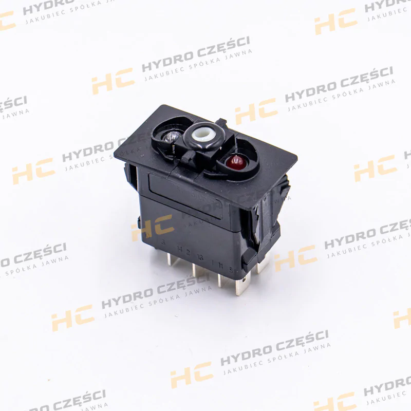 JCB переключатель 24V DP RW LED-оригинал