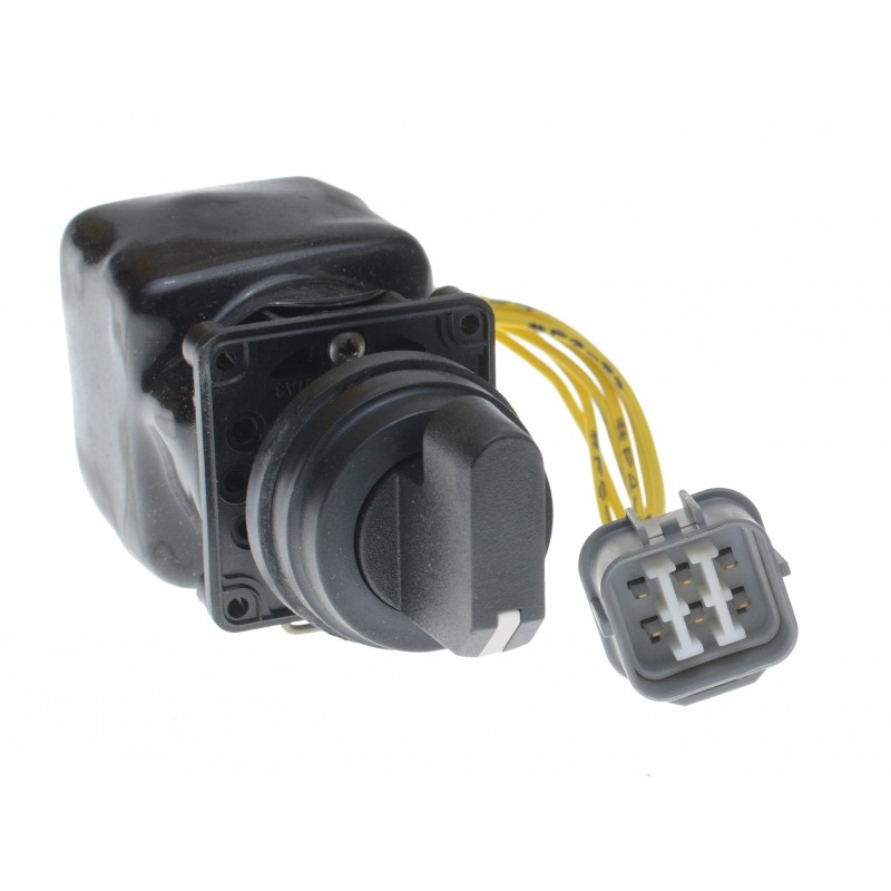 ПЕРЕКЛЮЧАТЕЛЬ ПОВОРОТА КОЛЕСА 3 POS JCB