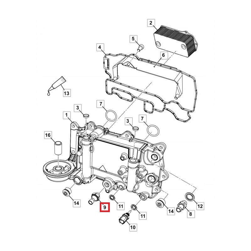 ДАТЧИК ДАВЛЕНИЯ МАСЛА В ДВИГАТЕЛЕ JCB