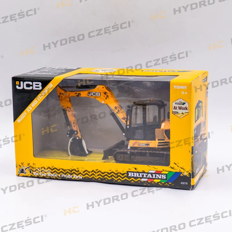 JCB Миди-экскаватор JCB 86C-2 muddy 1:32 - БРИТАНИЯ