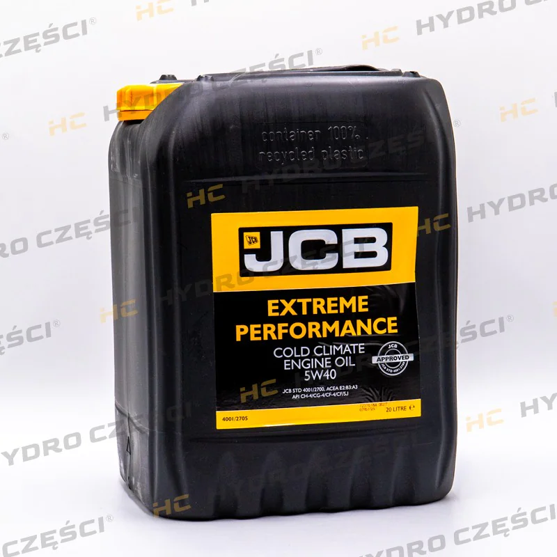 JCB Моторное масло 5W40, 20 л — ОРИГИНАЛ