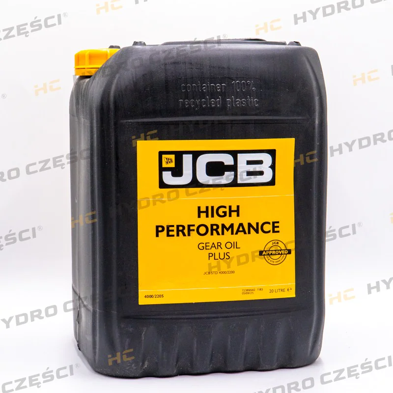 JCB HP Plus трансмиссионное масло 20 л - для мостов и влажных тормозов (4000/2205)