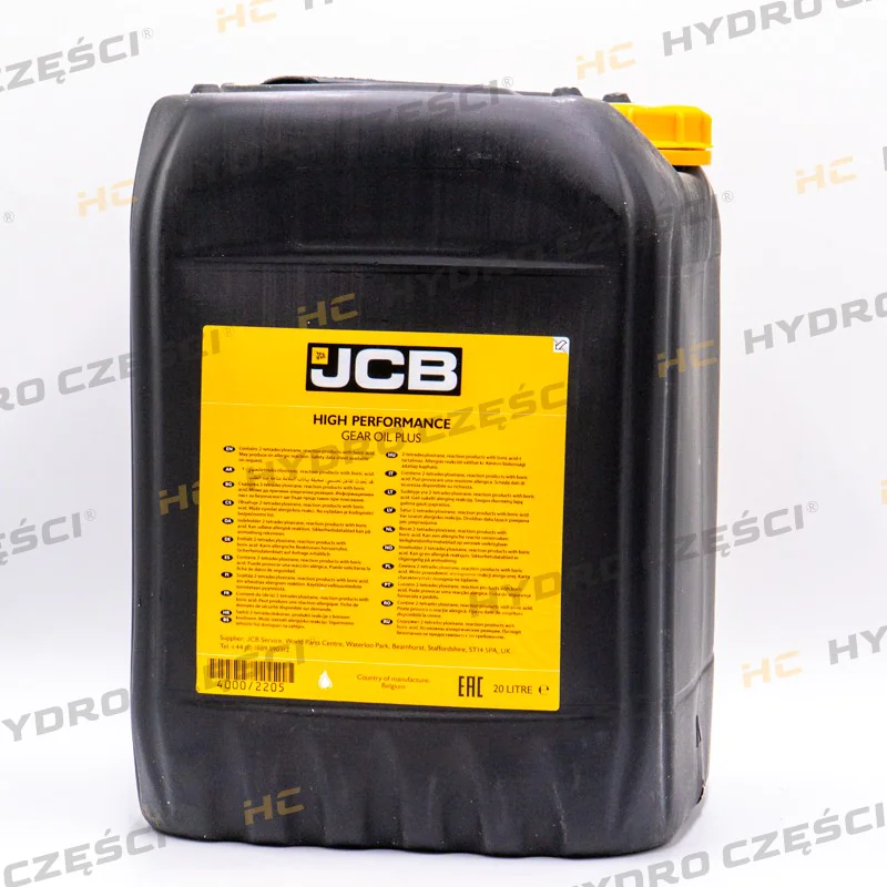 JCB HP Plus трансмиссионное масло 20 л - для мостов и влажных тормозов (4000/2205)