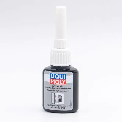 Съемный фиксатор резьбы Liqui Moly (10 мл) — средней прочности / синий, от -50 °C до +150 °C