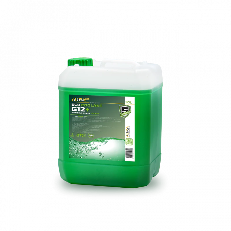 Aura охлаждающая жидкость Eco COOLANT G12 + зеленый 10л